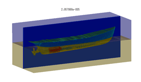 タグボートの振動解析例　解析結果