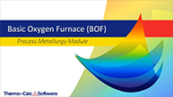 Example PMET_01 - Basic Oxygen Furnace