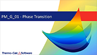Example PM_G_01 - Phase Transition