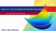 How to Use Thermo-Calc Graphical Mode Examples