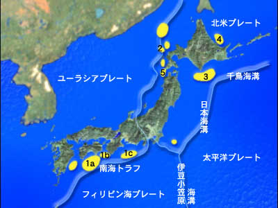 日本周辺海域における天然メタンハイドレートの分布