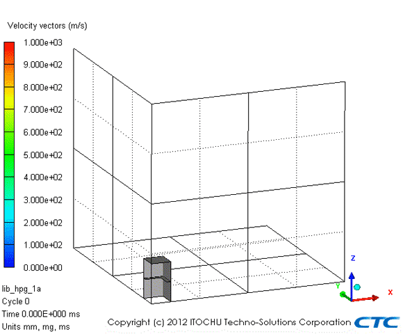 ANSYS AUTODYN：サンプル＆事例紹介：タンク内での水蒸気爆発解析