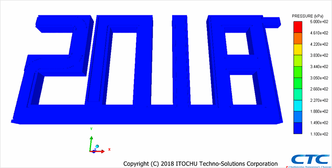 ANSYS AUTODYN：サンプル＆事例紹介：パイプ内の爆発解析