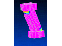 鉄筋コンクリート柱の繰返し載荷シミュレーション