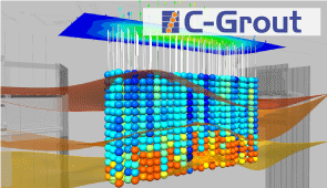 地盤改良工事向けCIMソリューション：3次元地質・地盤モデル生成ソリューション GEORAMA for Civil3D