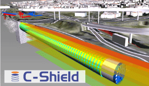 シールドトンネル工事向けCIMソリューション：3次元地質・地盤モデル生成ソリューション GEORAMA for Civil3D