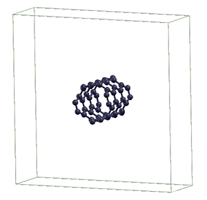 図1.　SWCNTの計算モデル