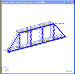 風荷重の自動分布機能の強化