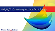 Example PM_G_02 - Coarsening and Interfacial Energy