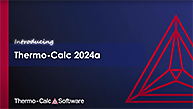 Thermo-Calc 2024aリリース情報