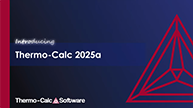 Thermo-Calc 2025aリリース情報