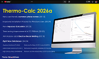 Thermo-Calc 2026aリリース情報