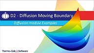 Example D_2 - Moving Phase Boundary Diffusion Simulation