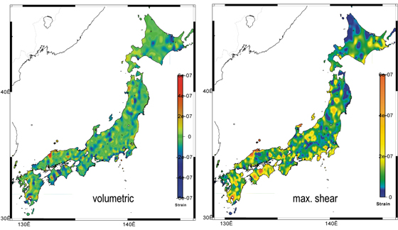 図１：地殻変動モニタ