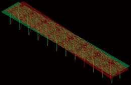 高架橋：３次元解析（固有値解析結果