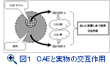 図１　CAEと実物の交互作用