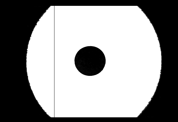 図20-2　円筒を過ぎる衝撃波の実験と数値解析（Navier-Stokes）との比較 （動画）