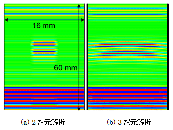 図２．Dスキャン画像